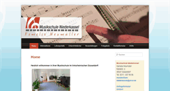 Desktop Screenshot of musikschule-niederkassel.com