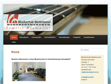 Tablet Screenshot of musikschule-niederkassel.com